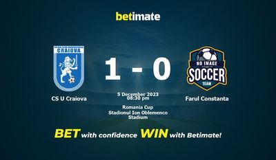 CS U Craiova vs Farul Constanta پیش بینی، شانس و نکات شرط بندی 12/05/2023
