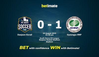 Daejeon Korail vs Gyeongju HNP پیش بینی، شانس و نکات شرط بندی 2023/08/18