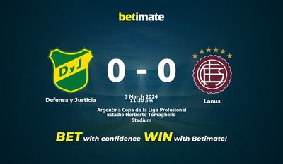Defensa y Justicia vs Lanus Prediction، شانس و نکات شرط بندی 03/03/2024