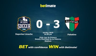 پیش بینی، شانس و نکات شرط بندی Deportes Limache vs Palestino 2025/05/18