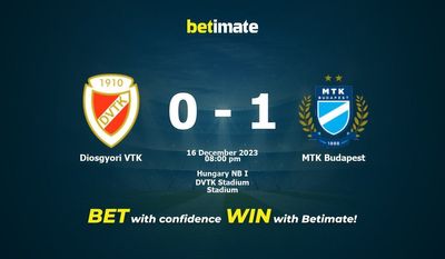 Diosgyori VTK در مقابل MTK بوداپست، پیش بینی، شانس و نکات شرط بندی 2023/12/16