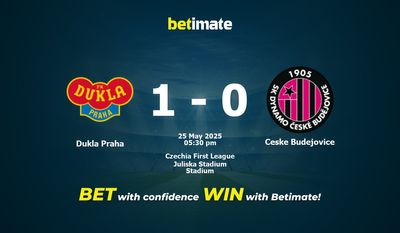 Dukla Praha vs Ceske Budejovice پیش بینی، شانس و نکات شرط بندی 2025/05/25