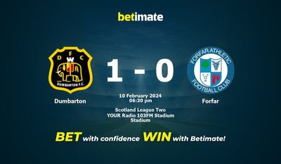 Dumbarton vs Forfar پیش بینی، شانس و نکات شرط بندی 02/10/2024