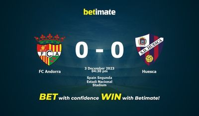 پیش بینی، شانس و نکات شرط بندی FC Andorra vs Huesca 2023/12/03