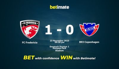 FC Fredericia vs B93 Copenhagen: پیش بینی، شانس و نکات شرط بندی 2023/11/23