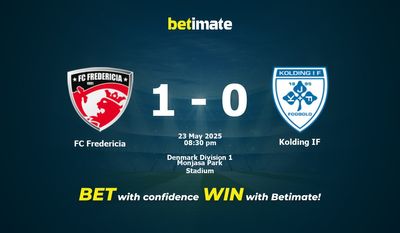 FC Fredericia vs Kolding IF پیش بینی، شانس و نکات شرط بندی 2025/05/23