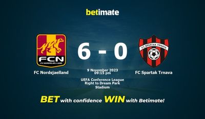 FC Nordsjaelland vs FC Spartak Trnava پیش بینی، شانس و نکات شرط بندی 11/09/2023