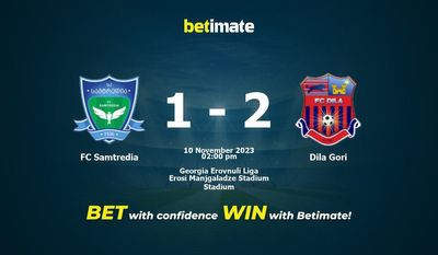 FC Samtredia vs Dila Gori پیش بینی، شانس و نکات شرط بندی 11/10/2023
