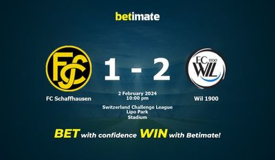 FC Schaffhausen vs Wil 1900 پیش بینی، شانس و نکات شرط بندی 02/02/2024