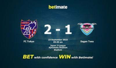 FC Tokyo vs Sagan Tosu پیش بینی، شانس و نکات شرط بندی 2023/09/23