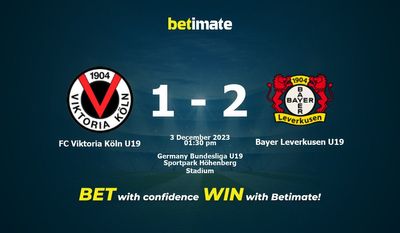 FC Viktoria Köln U19 vs Bayer Leverkusen U19 - پیش بینی، شانس و نکات شرط بندی 2023/12/03