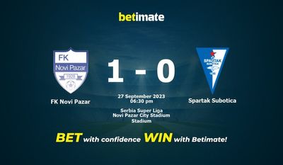 FK Novi Pazar vs Spartak Subotica پیش بینی، شانس و نکات شرط بندی 2023/09/27