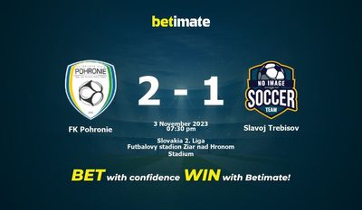 FK Pohronie vs Slavoj Trebisov پیش بینی، شانس و نکات شرط بندی 11/03/2023
