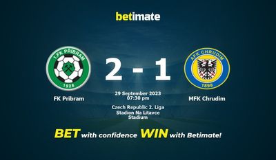 FK Pribram vs MFK Chrudim پیش بینی، شانس و نکات شرط بندی 2023/09/29