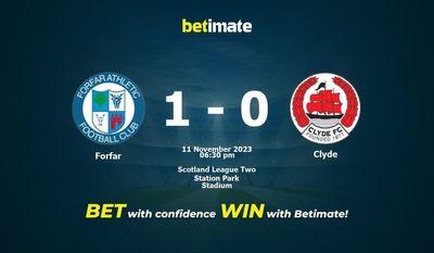 Forfar vs Clyde پیش بینی، شانس و نکات شرط بندی 11/11/2023
