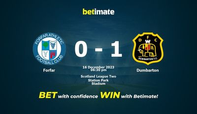 Forfar vs Dumbarton Prediction، شانس و نکات شرط بندی 2023/12/16