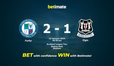 Forfar vs Elgin پیش بینی، شانس و نکات شرط بندی 2024/01/13