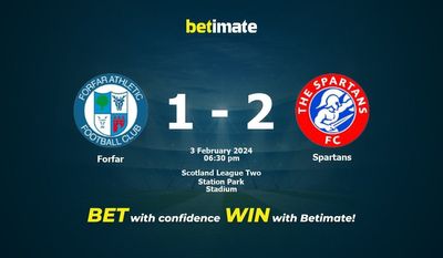 Forfar vs Spartans پیش بینی، شانس و نکات شرط بندی 02/03/2024
