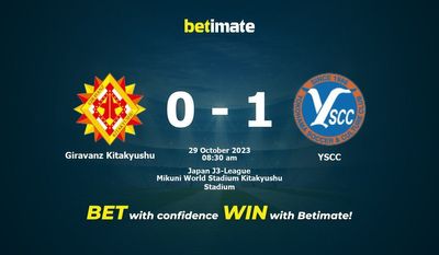 Giravanz Kitakyushu vs YSCC پیش بینی، شانس و نکات شرط بندی 2023/10/29