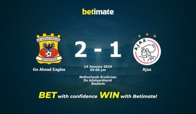 پیش بینی، شانس و نکات شرط بندی Eagles vs Ajax Go Ahead Eagles vs Ajax 2024/01/14