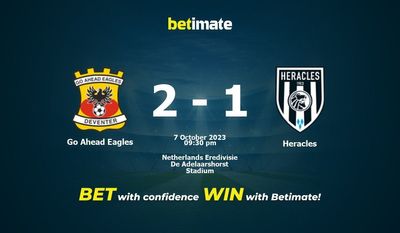 پیش بینی، شانس و نکات شرط بندی Eagles vs Heracles Go Ahead Eagles vs Heracles 2023/10/07