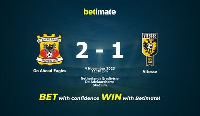 Go Ahead Eagles vs Vitesse: پیش بینی، شانس و نکات شرط بندی 11/04/2023