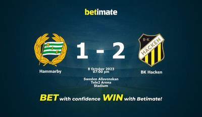 Hammarby vs BK Hacken Prediction، شانس و نکات شرط بندی 10/08/2023
