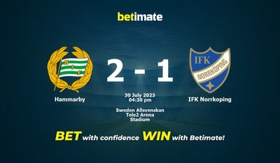 هاماربی در مقابل IFK Norrkoping پیش بینی، شانس و نکات شرط بندی 2023/07/30