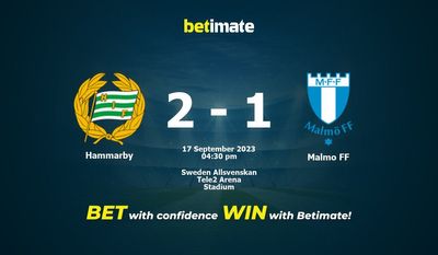 Hammarby vs Malmo FF پیش بینی، شانس و نکات شرط بندی 2023/09/17