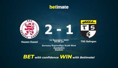 هسن کاسل مقابل TSG Balingen پیش بینی، شانس و نکات شرط بندی 2023/11/11