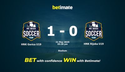 HNK Gorica U19 vs HNK Rijeka U19 پیش بینی، شانس و نکات شرط بندی 2025/05/21