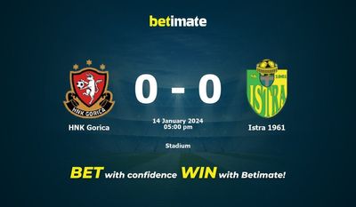 HNK Gorica vs Istra 1961 پیش بینی، شانس و نکات شرط بندی 2024/01/14