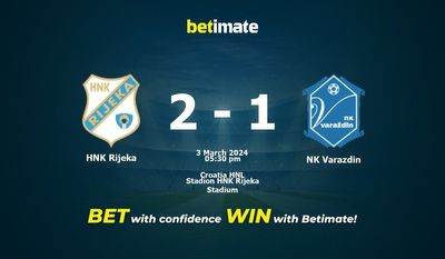 HNK Rijeka vs NK Varazdin پیش بینی، شانس و نکات شرط بندی 03/03/2024