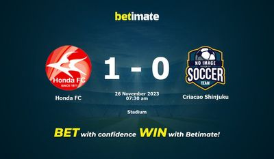 Honda FC vs Criacao Shinjuku پیش بینی، شانس و نکات شرط بندی 2023/11/26