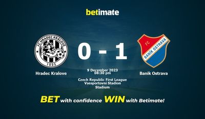 Hradec Kralove vs Banik Ostrava پیش بینی، شانس و نکات شرط بندی 12/09/2023