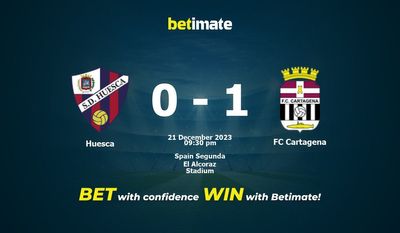 Huesca vs FC Cartagena پیش بینی، شانس و تقویت نکات شرط بندی 2023/12/21