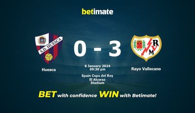 پیش بینی، شانس و نکات شرط بندی Huesca vs Rayo Vallecano 2024/01/06