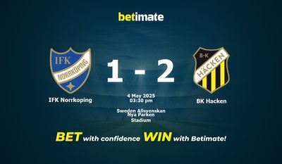 IFK Norrkoping vs BK Hacken Prediction، شانس و نکات شرط بندی 05/04/2025