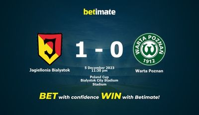 Jagiellonia Bialystok vs Warta Poznan پیش بینی، شانس و نکات شرط بندی 12/05/2023