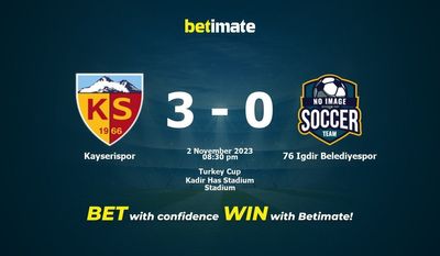 Kayserispor vs 76 Igdir Belediyespor پیش بینی، شانس و نکات شرط بندی 11/02/2023