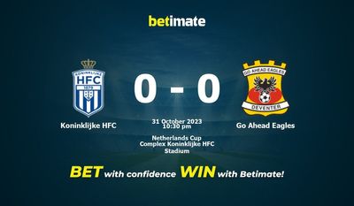Koninklijke HFC vs Go Ahead Eagles پیش بینی، شانس و نکات شرط بندی 2023/10/31