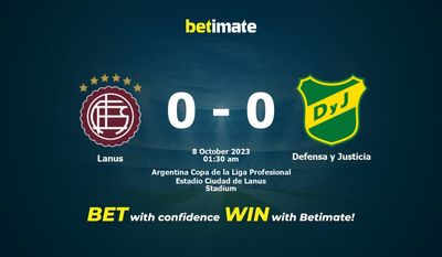 Lanus vs Defensa y Justicia پیش بینی، شانس و نکات شرط بندی 10/07/2023