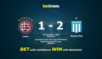 Lanus vs Racing Club پیش بینی، شانس و نکات شرط بندی 11/11/2023