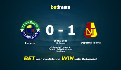 Llaneros vs Deportes Tolima پیش بینی، شانس و نکات شرط بندی 2025/05/19
