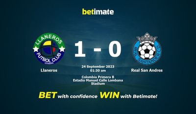 Llaneros vs Real San Andres پیش بینی، شانس و نکات شرط بندی 2023/09/23