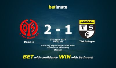 Mainz II در مقابل TSG Balingen پیش بینی، شانس و نکات شرط بندی 2023/08/15