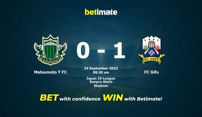 Matsumoto Y FC vs FC Gifu پیش بینی، شانس و نکات شرط بندی 2023/09/24