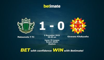 Matsumoto Y FC vs Giravanz Kitakyushu: پیش بینی، شانس و نکات شرط بندی 2023/11/05