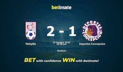 پیش بینی، شانس و نکات شرط بندی Melipilla vs Deportes Concepcion 2023/10/15