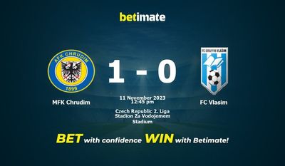 MFK Chrudim vs FC Vlasim پیش بینی، شانس و نکات شرط بندی 11/11/2023